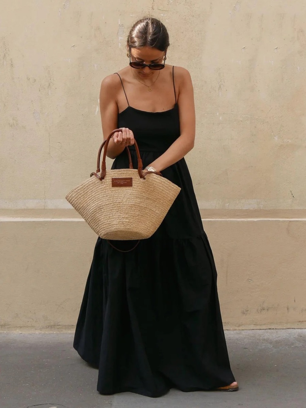 Commense Solid Backless Long Dress